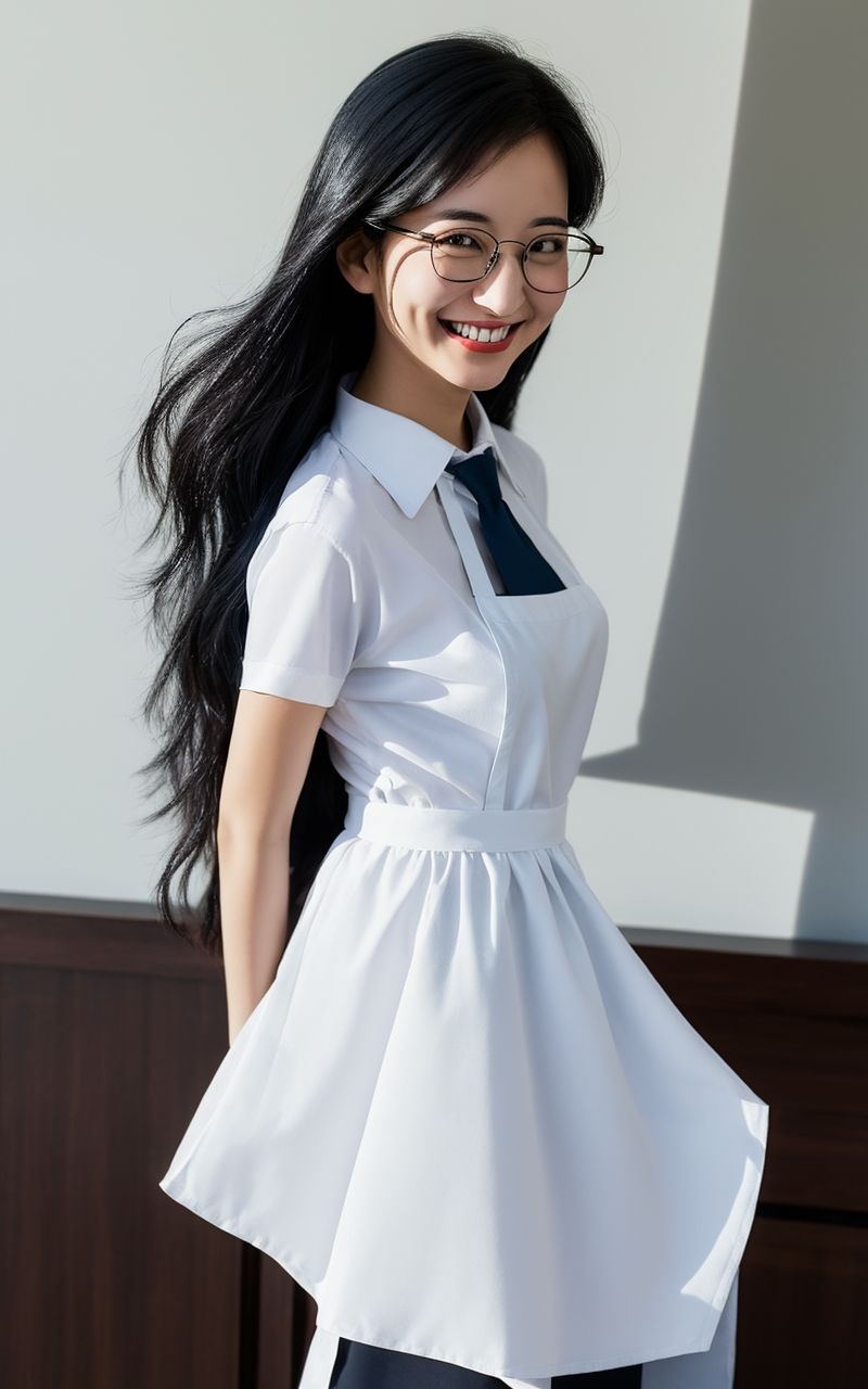AI美女写真集┃眼鏡美人の画像4
