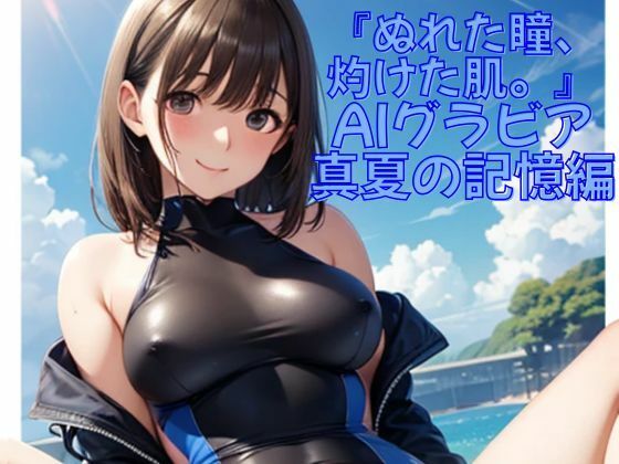 『ぬれた瞳、灼けた肌。』AIグラビア・真夏の記憶編の商品画像