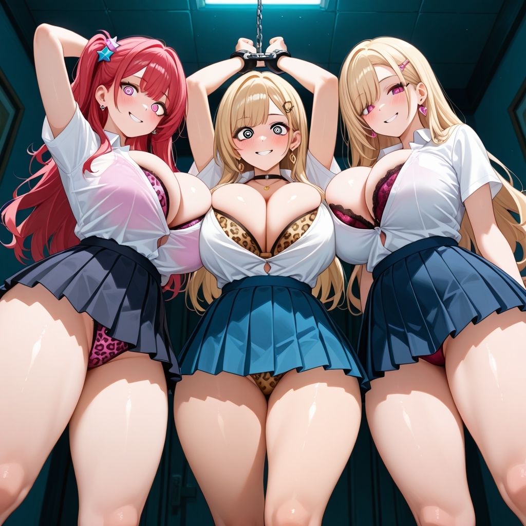 フェチコレ総集編Vol.65〜68 吊り上げ拘束されるヒョウ柄好きの爆乳ギャルたち【総枚数1,000枚】 画像8