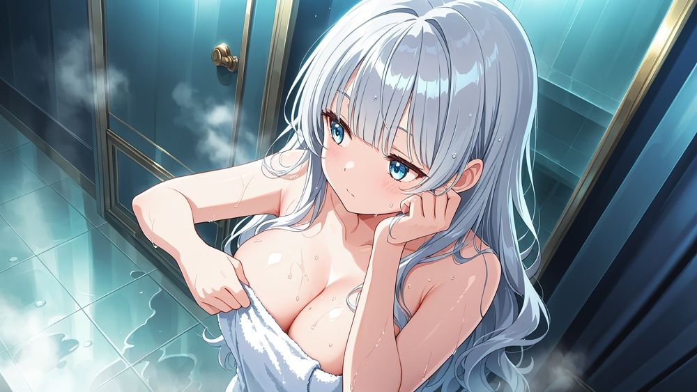 【450枚】爆乳銀髪＆茶髪モデルが撮影で発情！カメラマンと中出し撮影会の画像8
