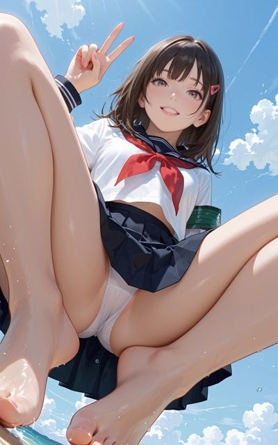 2〜2.5次元美少女 脚フェチ足フェチ写真集3 制服編2のサンプル画像 6