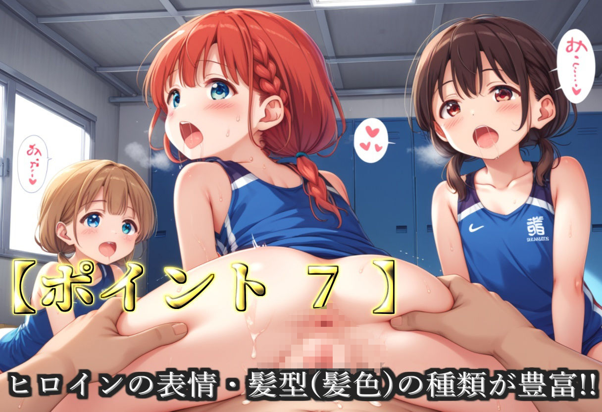 【新作価格】【豪華特典あり】つるぺた爆乳ロリ乱交学園 放課後の汗だくムレムレバレー部ご奉仕祭【500個】の画像9