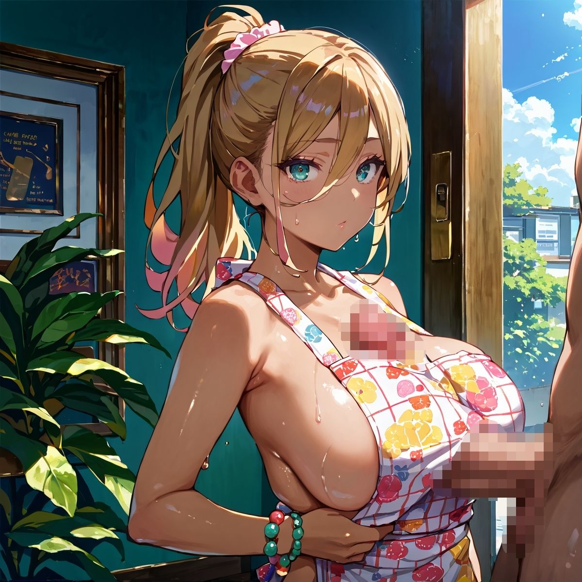 黒ギャル裸エプロンH！【厳選画像330枚】Vol.7の画像4