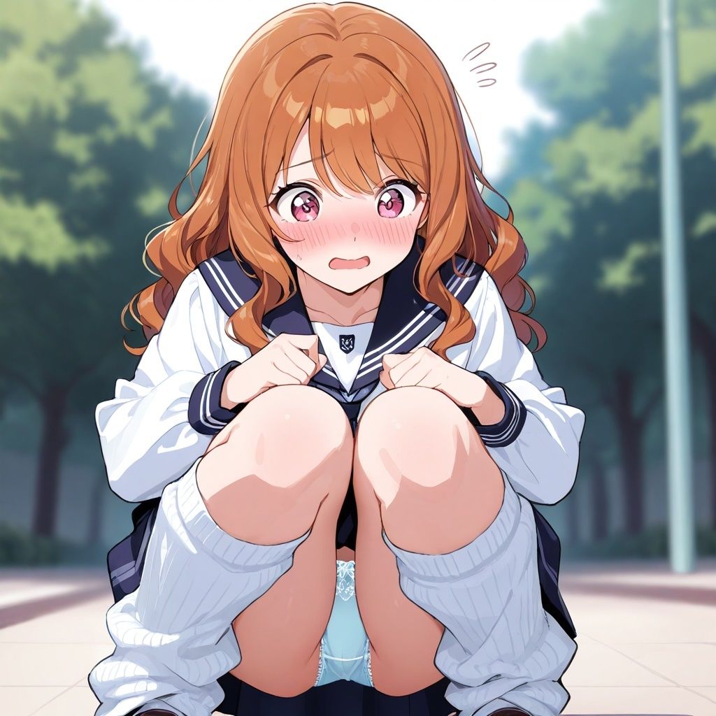 ルーズソックスJKのM字パンチラ Vol.2のサンプル画像 6