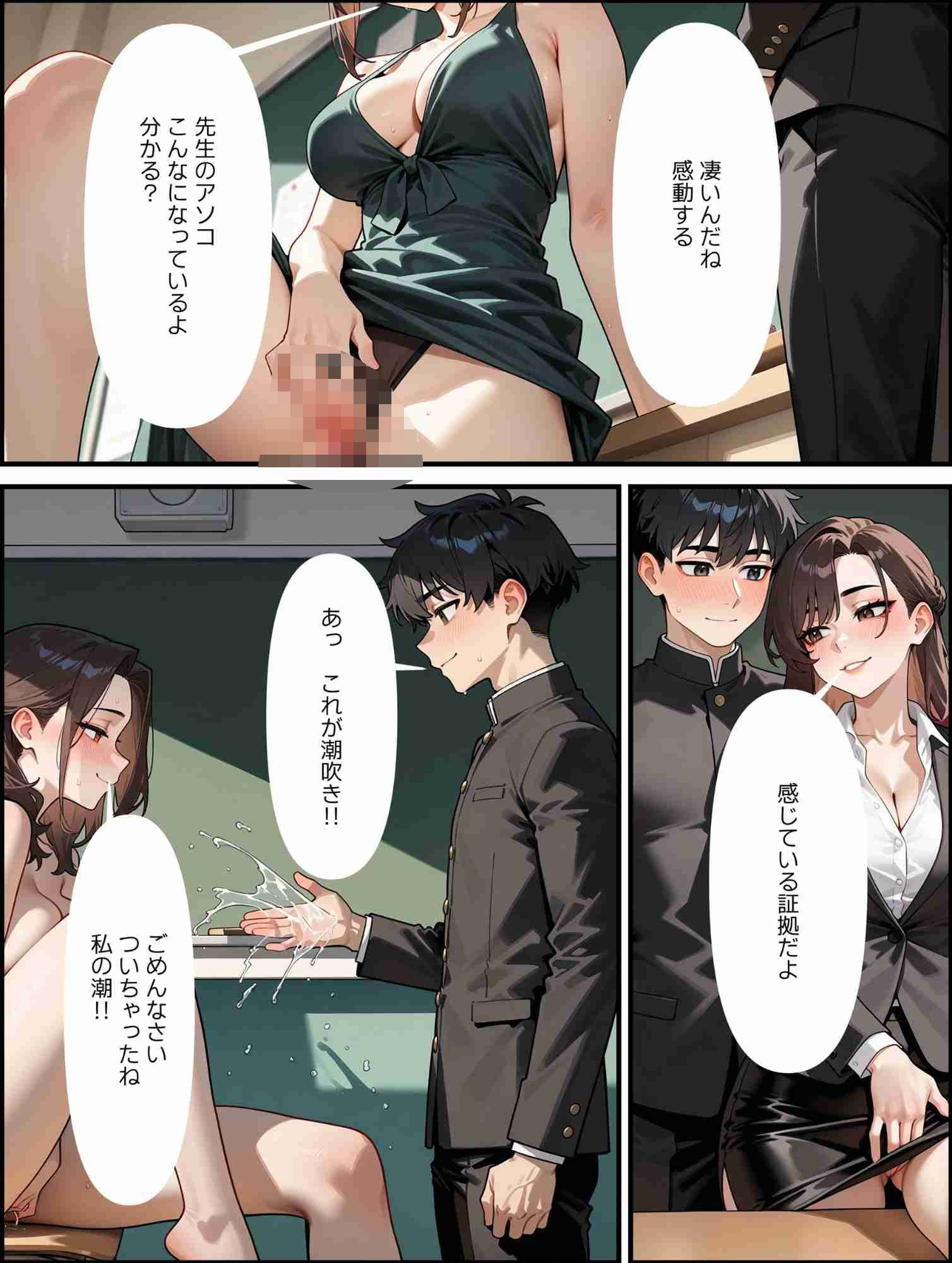 未亡人先生と最後の授業〜魅惑の初体験のサンプル画像 6