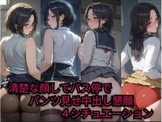 清楚な顔してバス停でパンツ見せ中出し懇願4シチュエーションの商品画像
