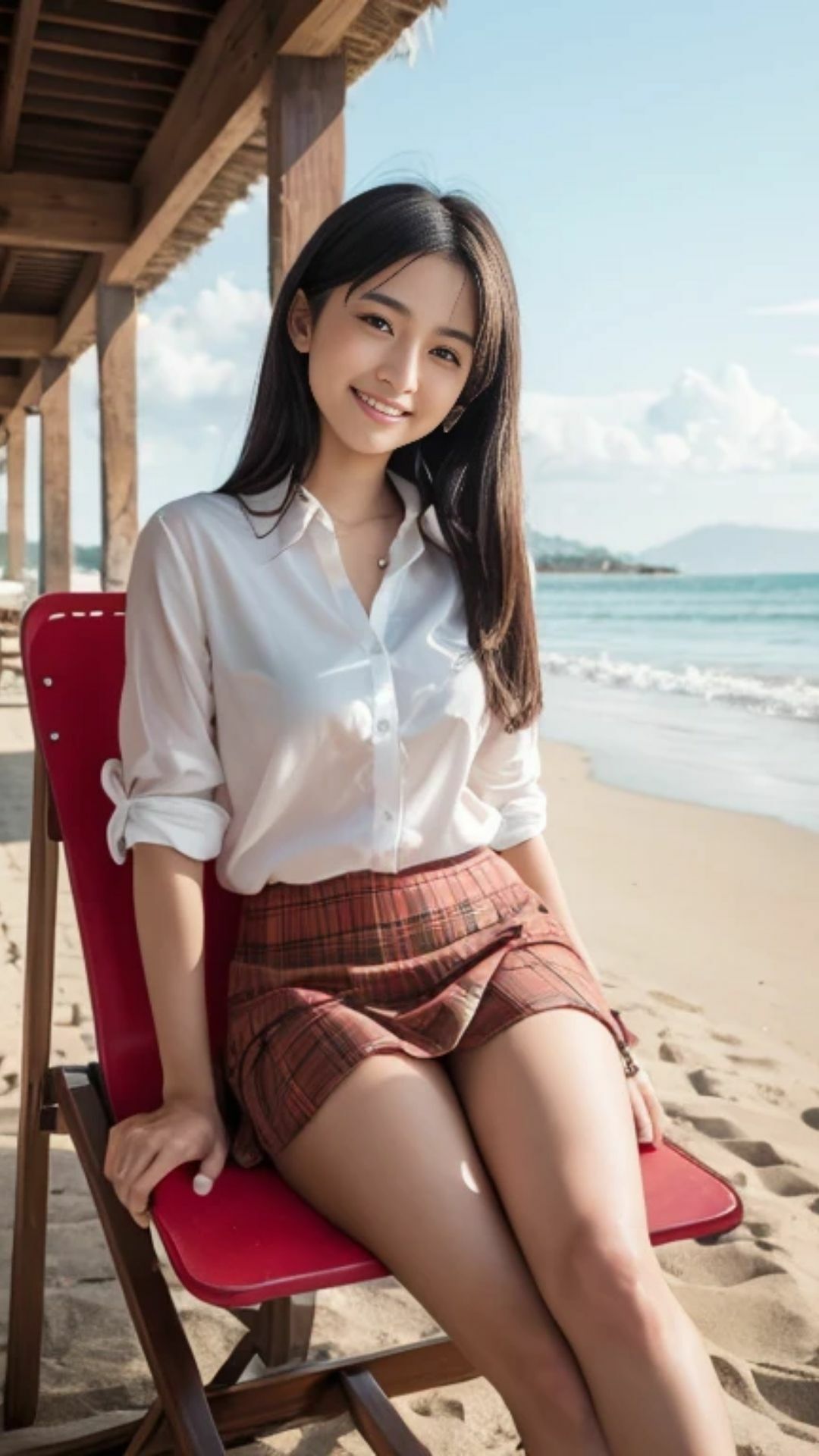 気になるデルタ!椅子に座った女性がミニスカートをはいていたら気になってしょうがないの画像9