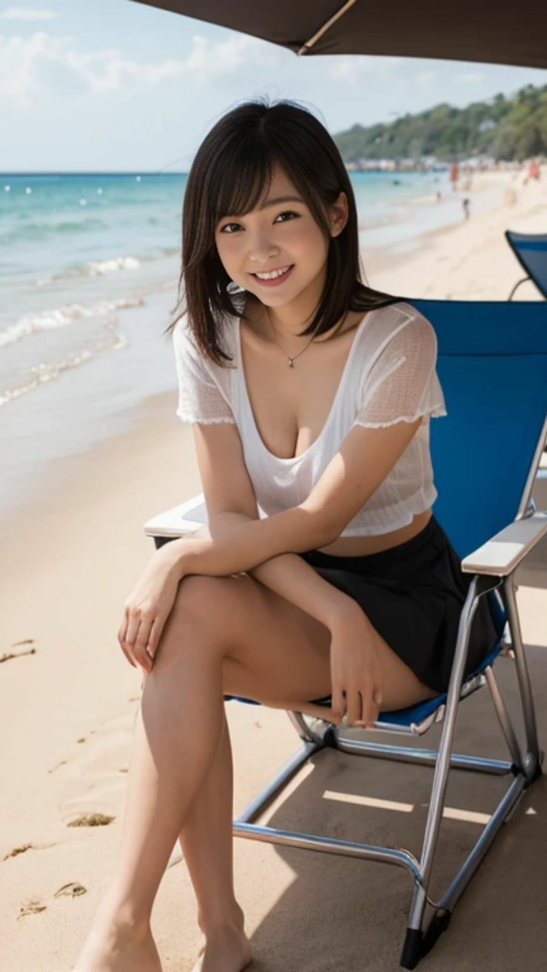 気になるデルタ!椅子に座った女性がミニスカートをはいていたら気になってしょうがないの画像10