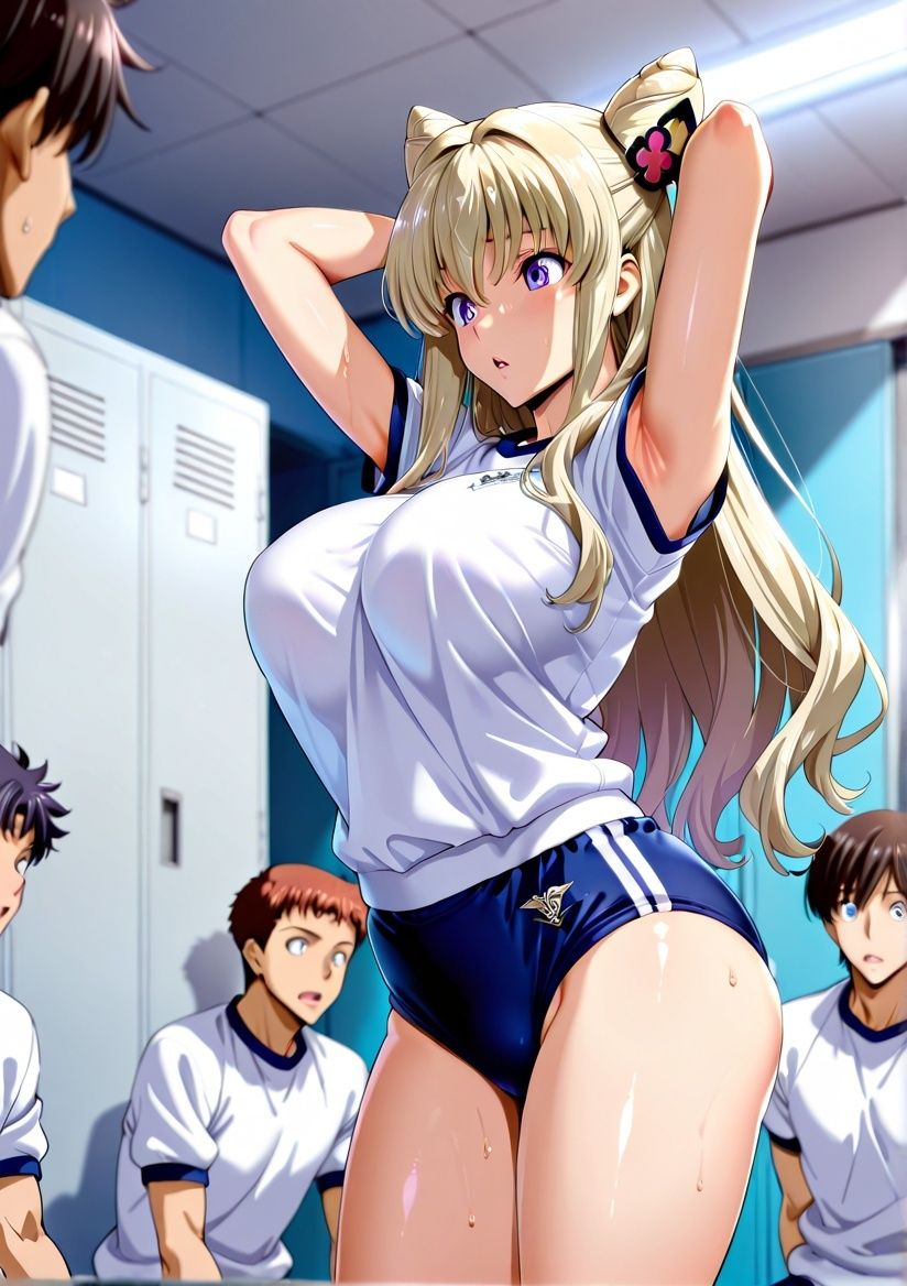 クラスの一軍女子 レイラ・マル〇ル は発情期のサンプル画像 6