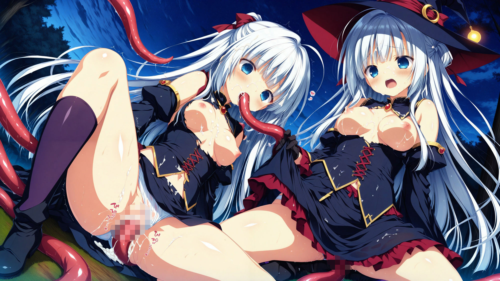 触手に囚われた少女達 〜魔法使い編〜 Vol.6の画像9