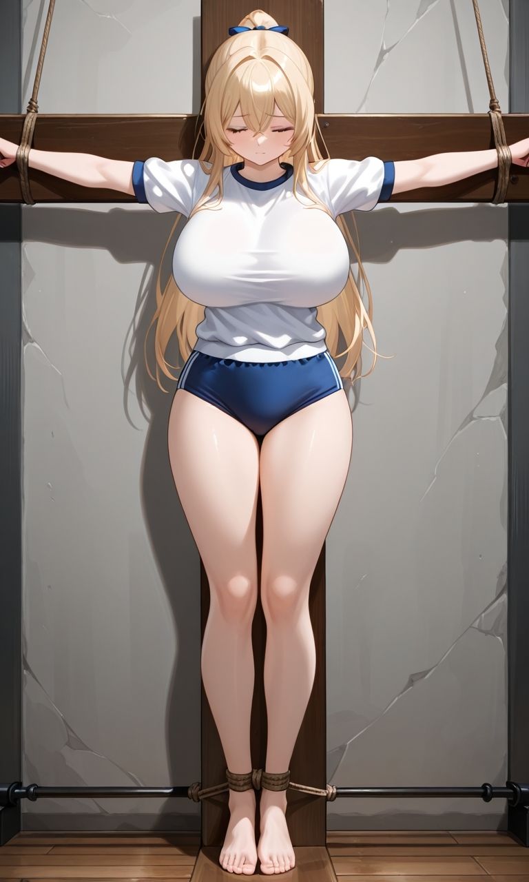 フェチコレVol.76 拘束・十字架磔された巨乳ブルマ美女たち【総枚数250枚】の画像6