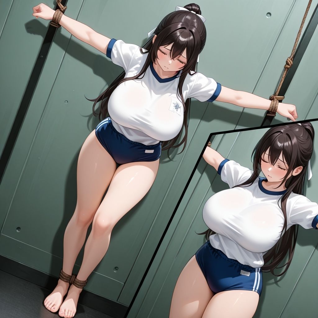 フェチコレVol.76 拘束・十字架磔された巨乳ブルマ美女たち【総枚数250枚】の画像10