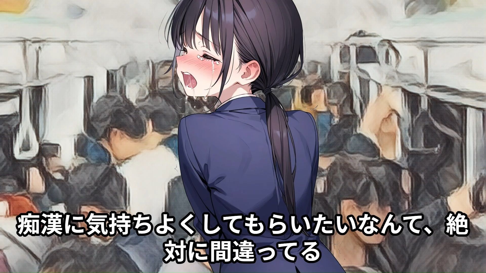 【羞恥体験告白】穢れを知らない新入生の女子学生を通学初日の満員電車で蹂躙した話(中編)のサンプル画像 6
