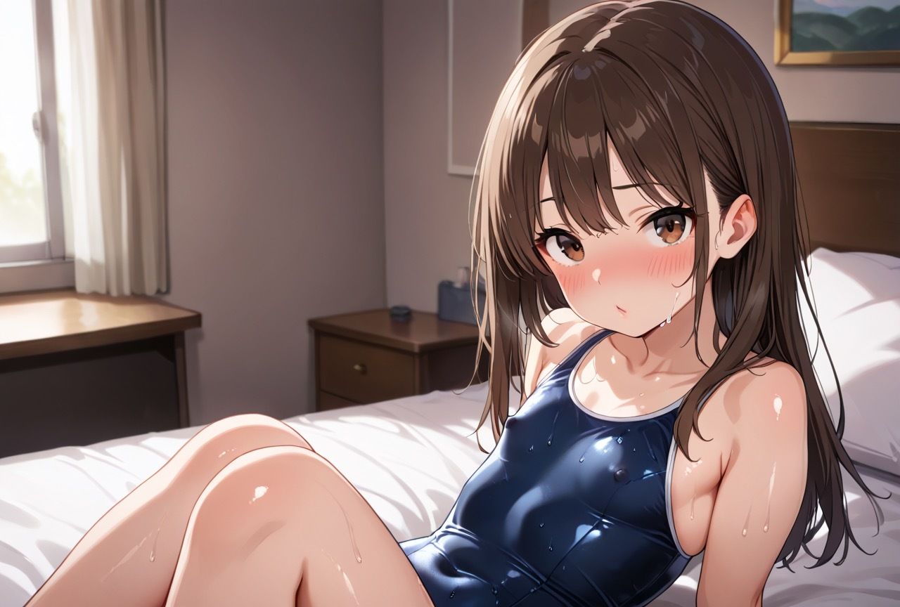 爆乳女子校生とスク水で生ハメ！の画像8