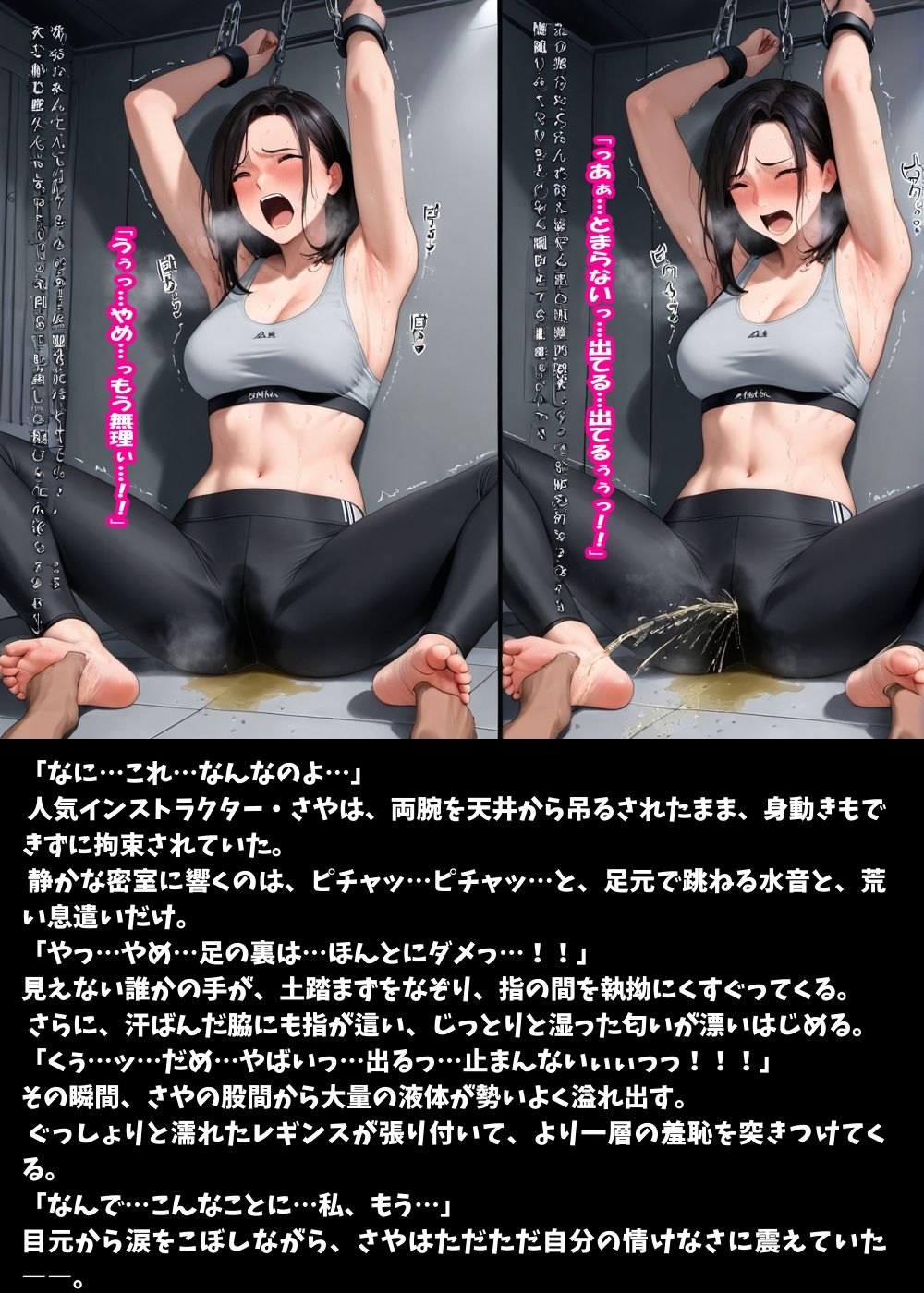 『汗だくフィットネス美女100人くすぐりお漏らし拷問ファイル』のサンプル画像 6