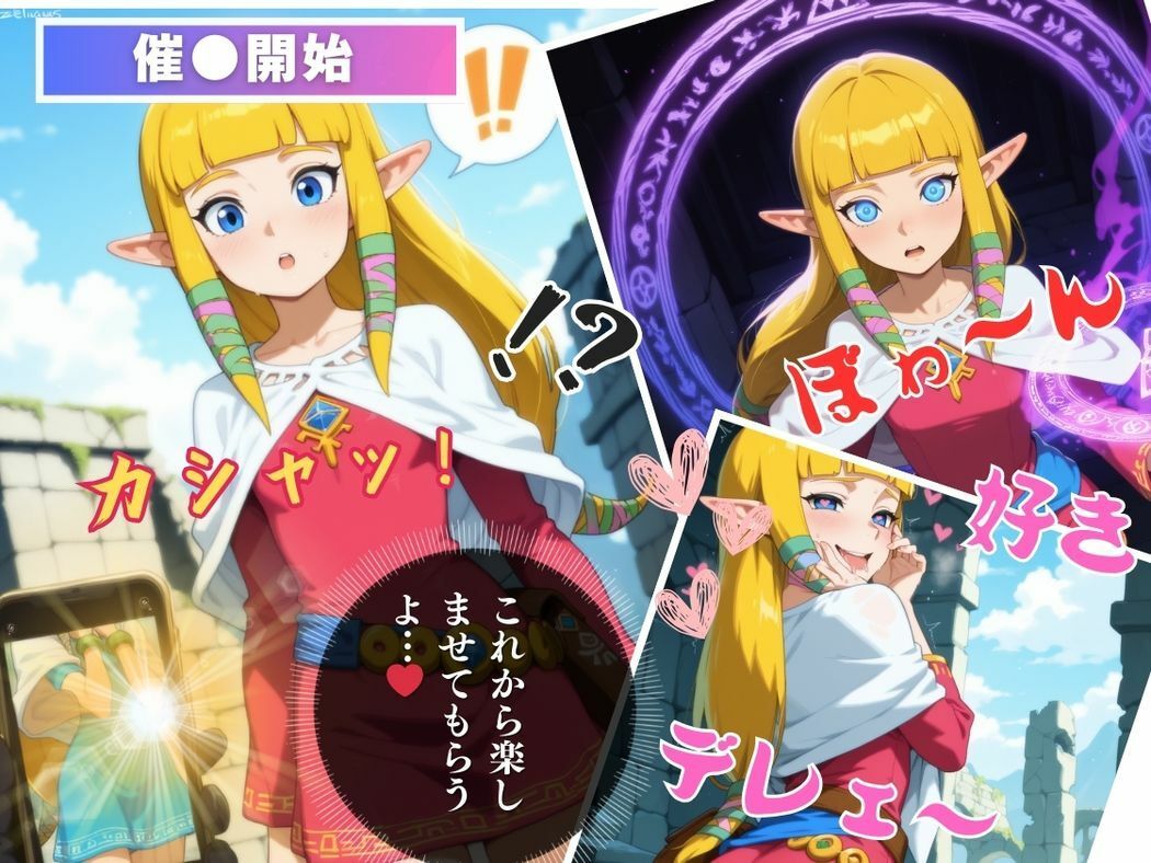 催●支配  ゼ●ダ姫〜おじさんの子を妊娠〜スカ●ウォードソードのサンプル画像 6