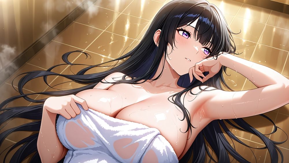 巨乳黒髪お姉さん&ピンク髪娘が撮影で種付け受精【4K】の画像8