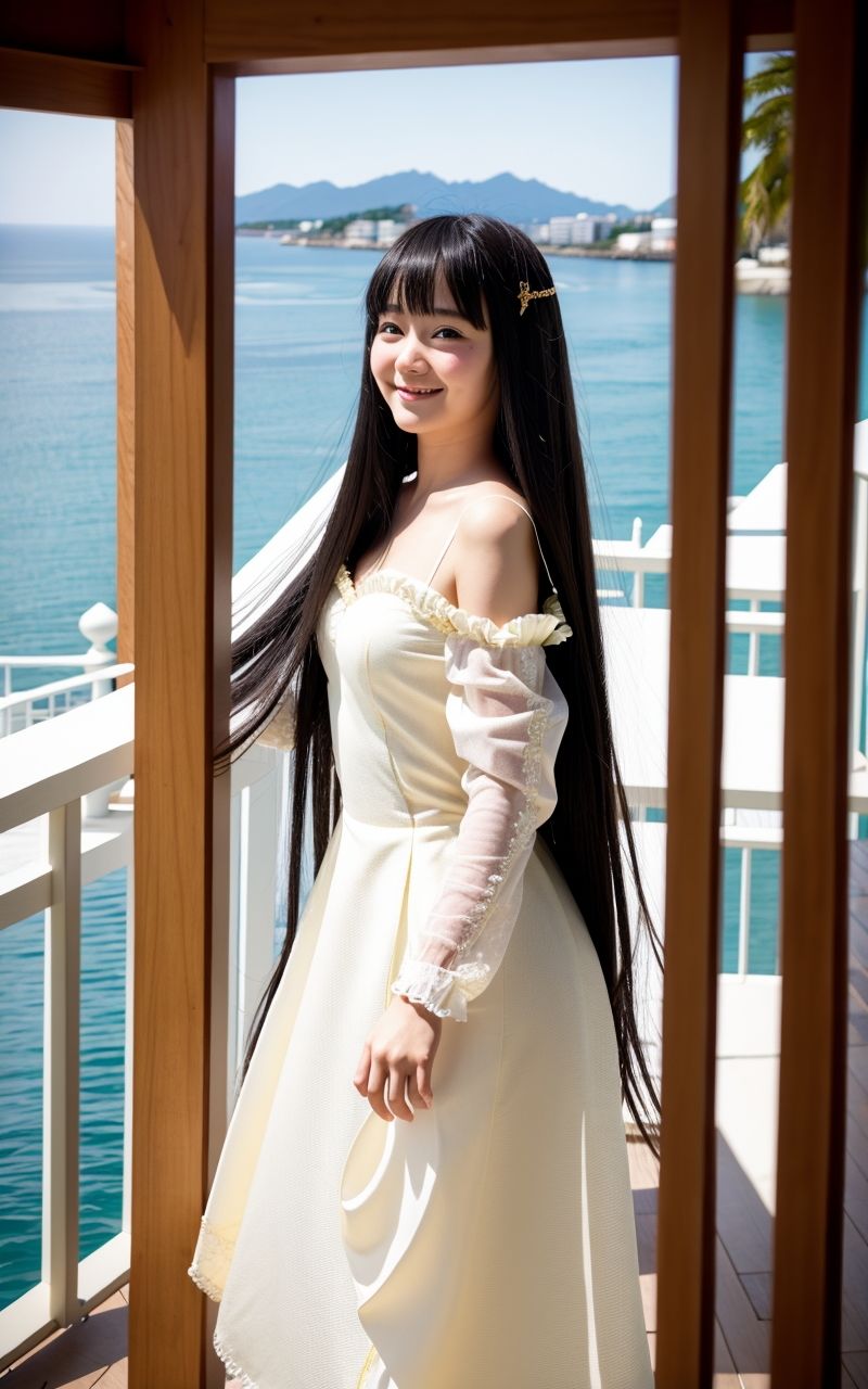 AI美女写真集┃ロングスカートで美女のサンプル画像 6