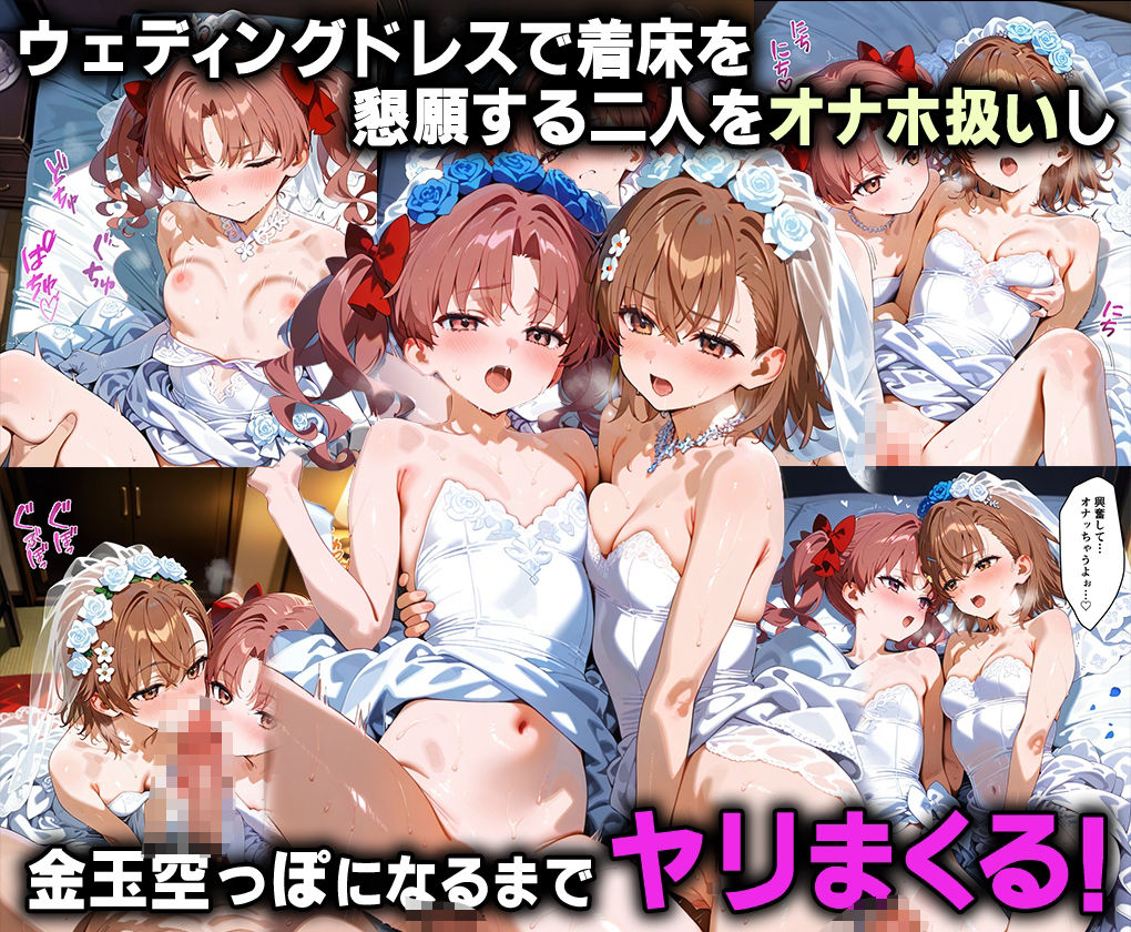 ふたりは俺のオナペットっ!完全支配済の御○美琴&白○黒子を着せ替えでご奉仕性奴●にしてイキ狂わせる話ww 画像8