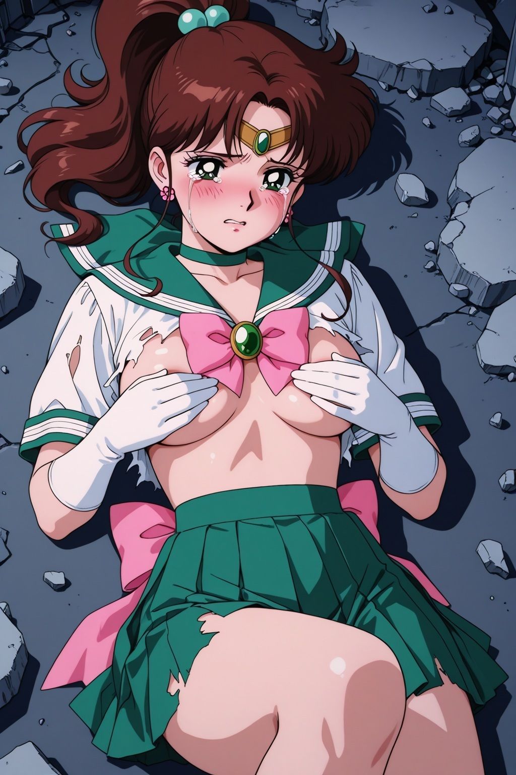 敗北ヒロイン 美少女戦士ジュピターの陥落のサンプル画像 6