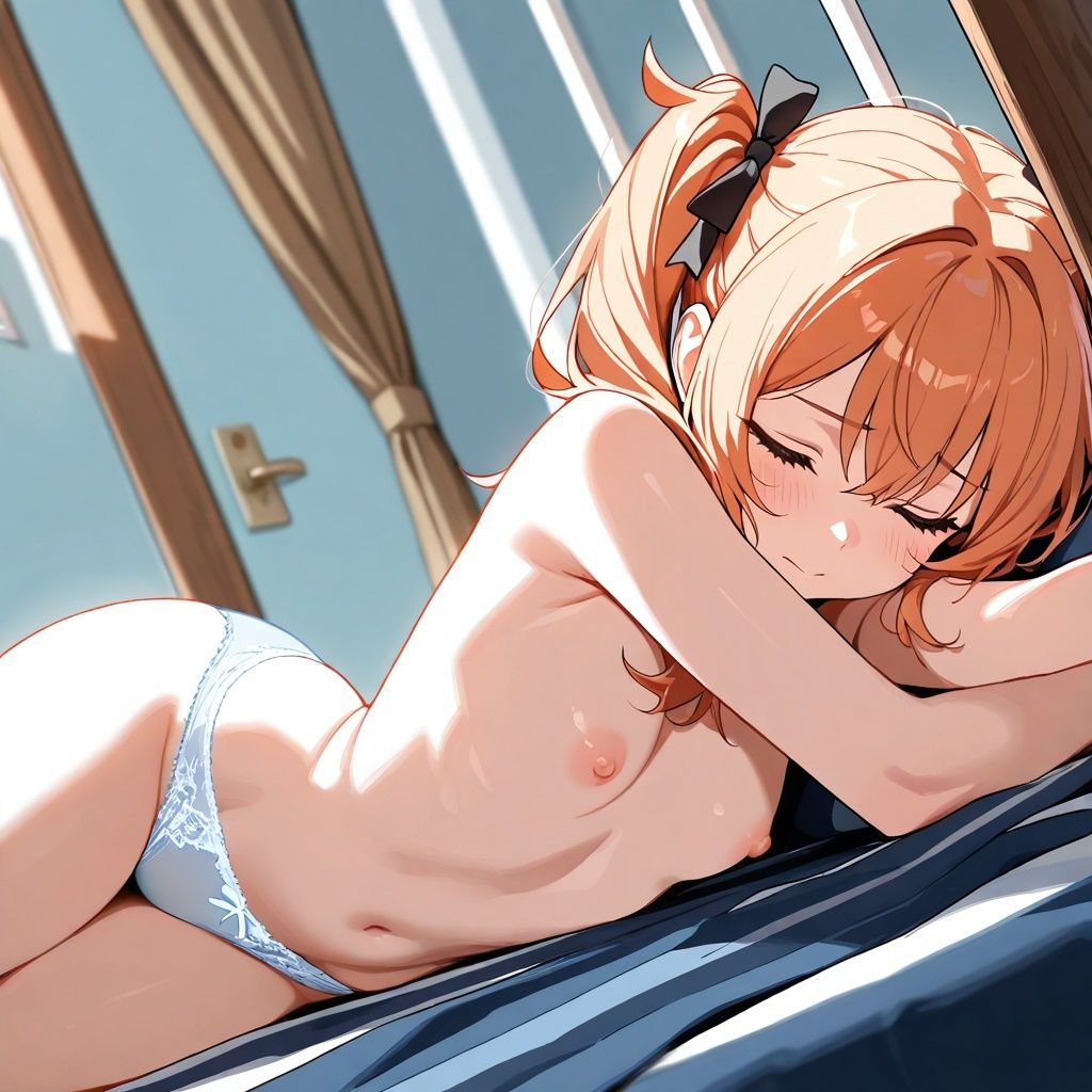 お昼寝JK脱衣いたずらチャレンジのサンプル画像 6
