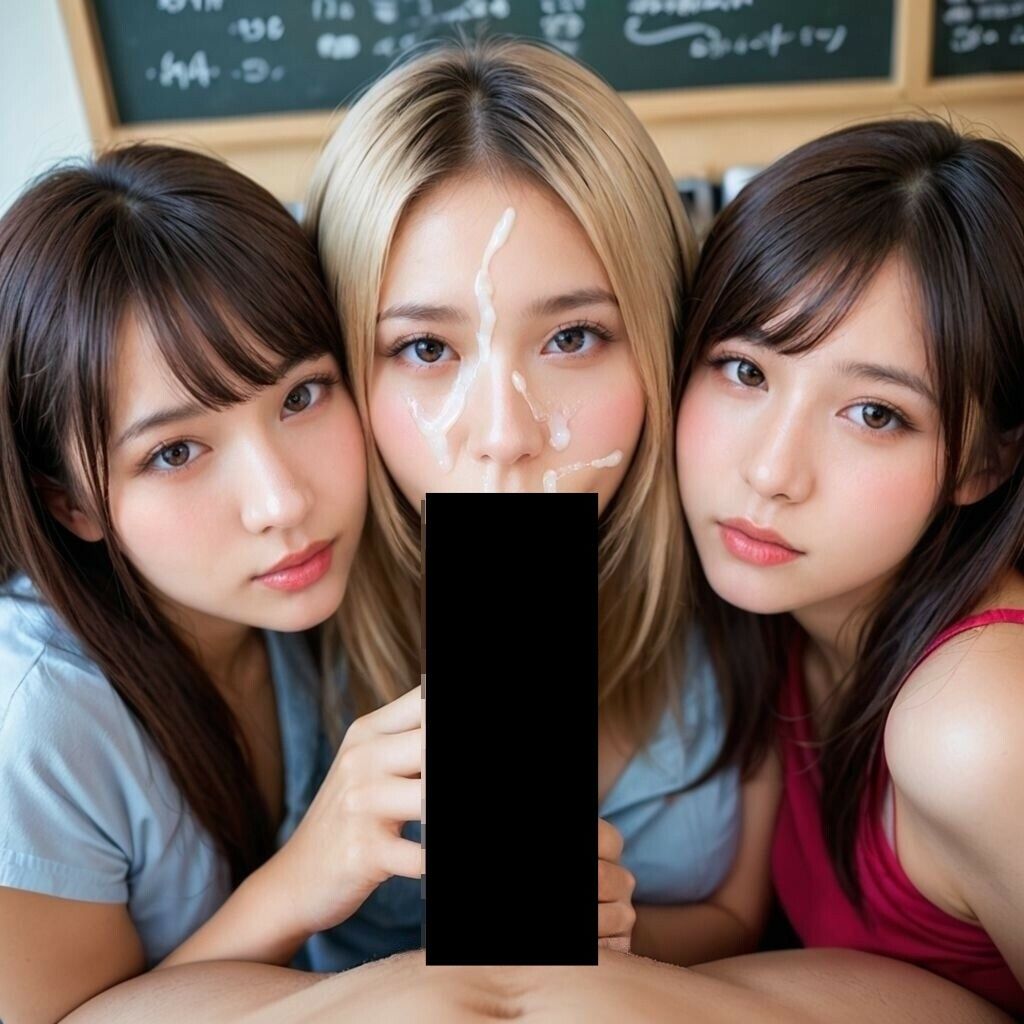 いろんな場所でハーレムフェラしてもらっちゃったぞのサンプル画像 6