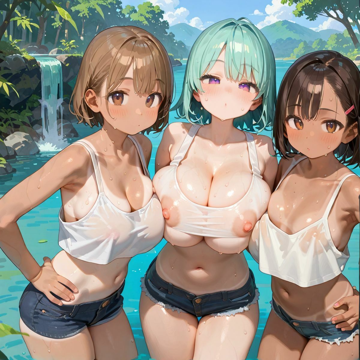 爆乳ギャルと田舎で子作りハーレム生活03 画像7