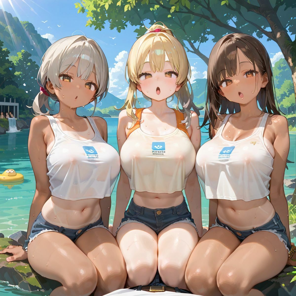 爆乳ギャルと田舎で子作りハーレム生活03 画像8