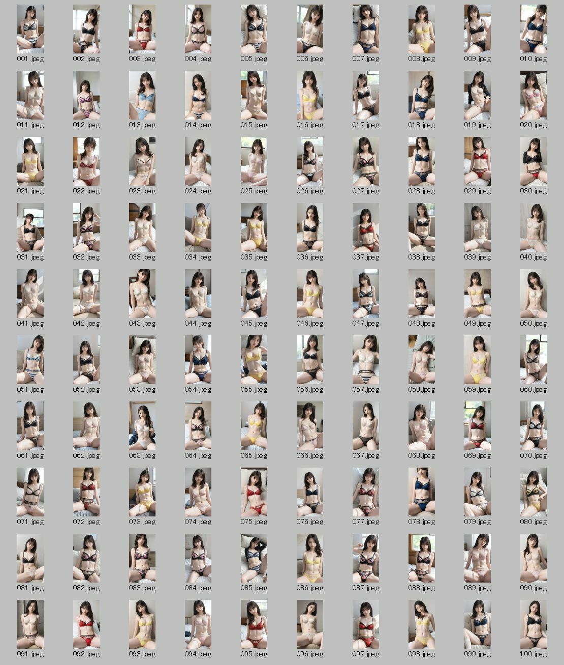 【AI実写】誰かに似ている？ 【実写風AIセクシー下着グラビア】Vol.1のサンプル画像 6