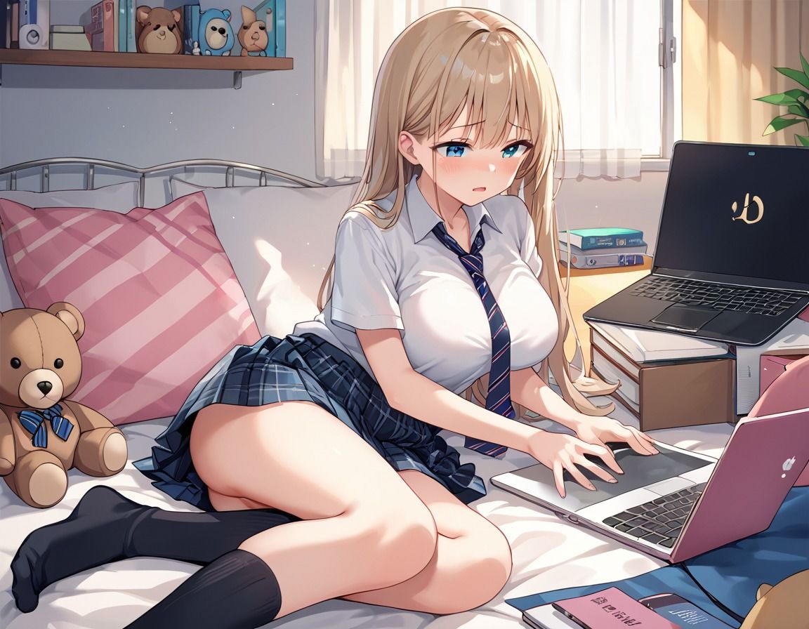 巨乳制服女子〜青春の放課後のサンプル画像 6