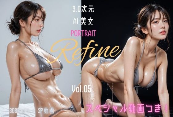 《d_597859》3.0次元AI美女 PORTRAIT Refine VOL.05 AI SEX ポーズ集のパッケージ画像