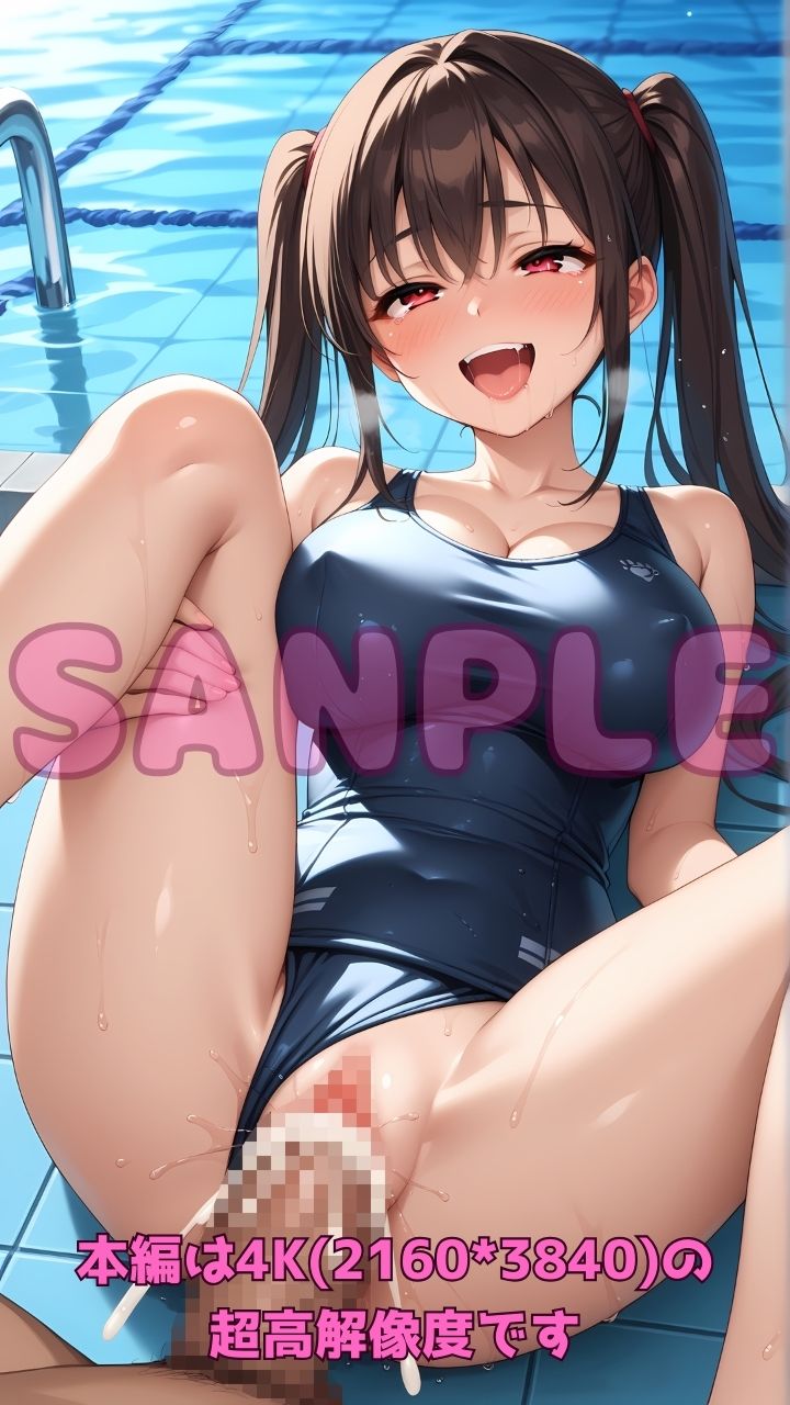 深夜のスク水部〜プールで禁断レッスン2〜のサンプル画像 6
