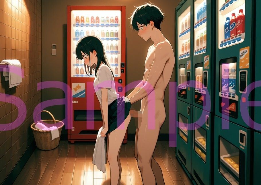 【CFNM】薄着で男風呂を掃除するムッツリ女子大生は無防備な男に興味が止まらない1のサンプル画像 6