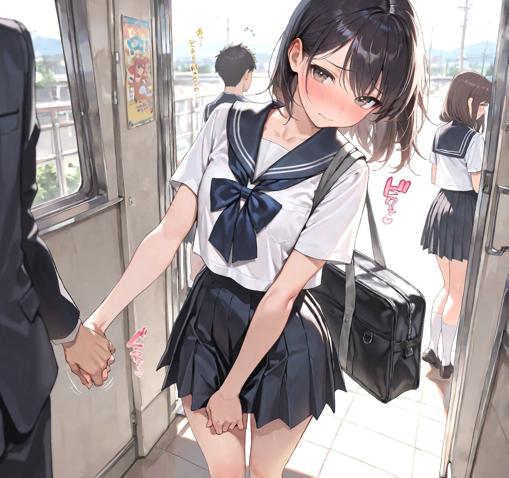 【268枚】ち〇こを捕まえたJK集！ 画像9