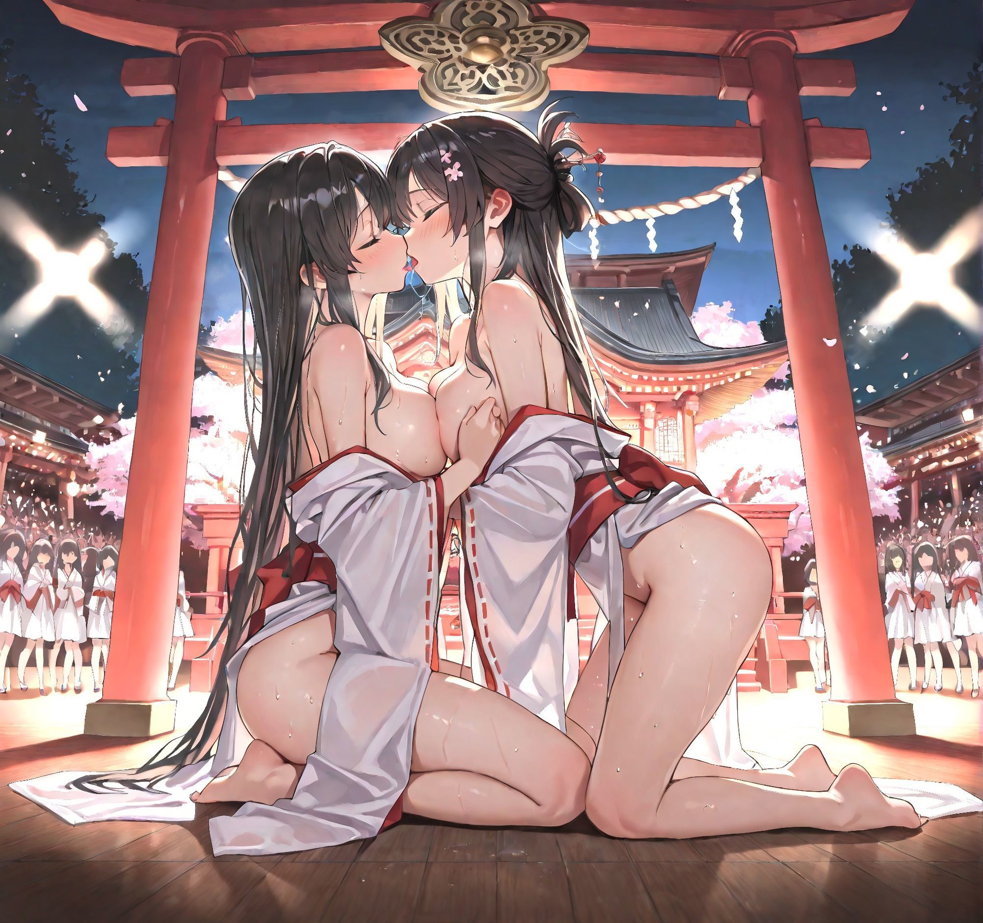 【395枚】巫女の処女卒業祭り 画像6