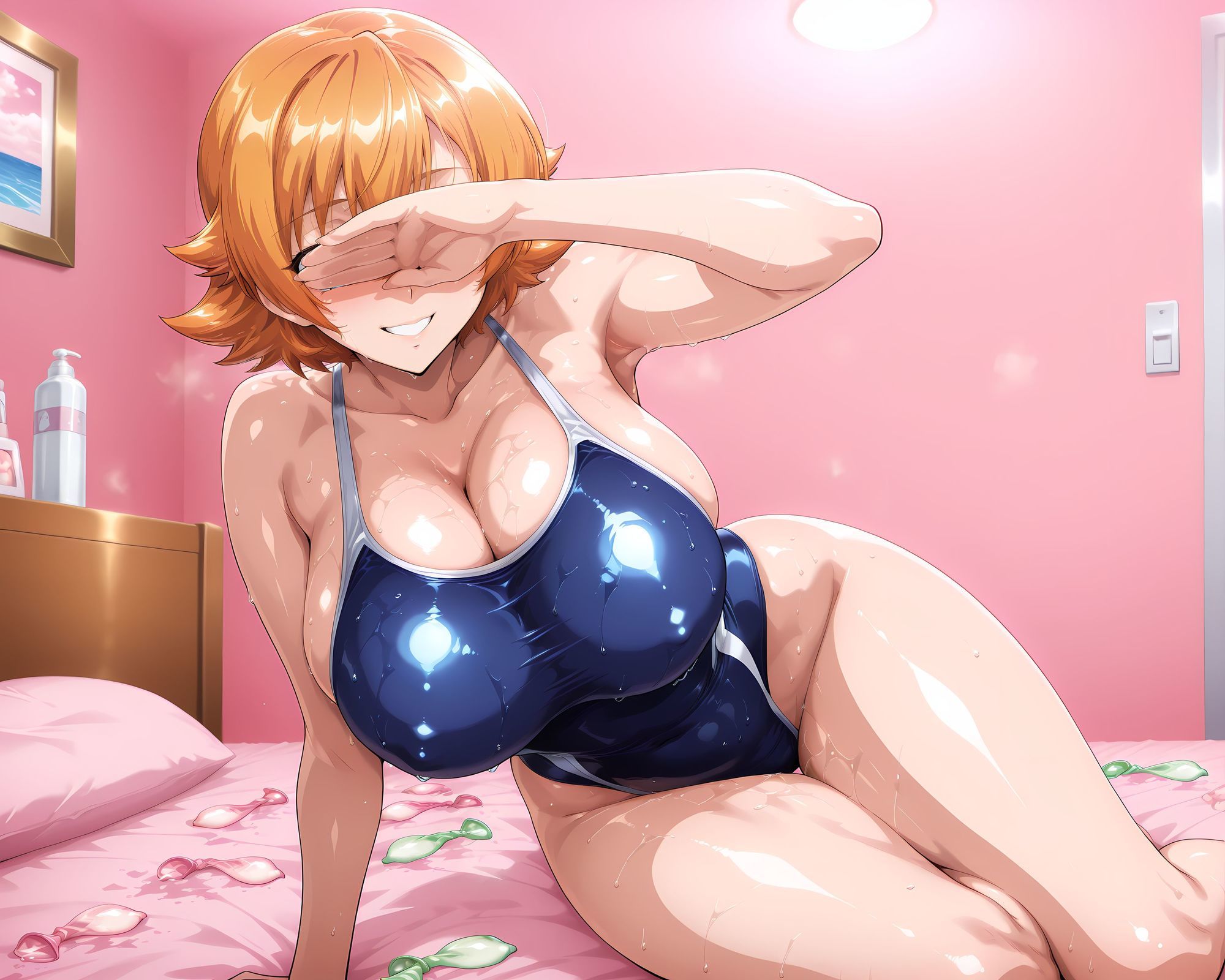 コスプレ特化風俗店 〜井●さくらとイチャラブ競泳水着プレイ!〜の画像9