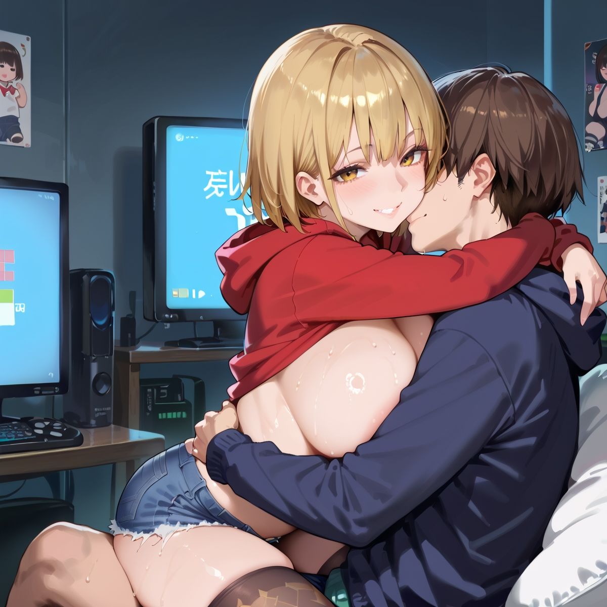 【PART14】おまんこ使い放題！自由にハメさせてくれる引きこもりゲーマー女子のサンプル画像 6