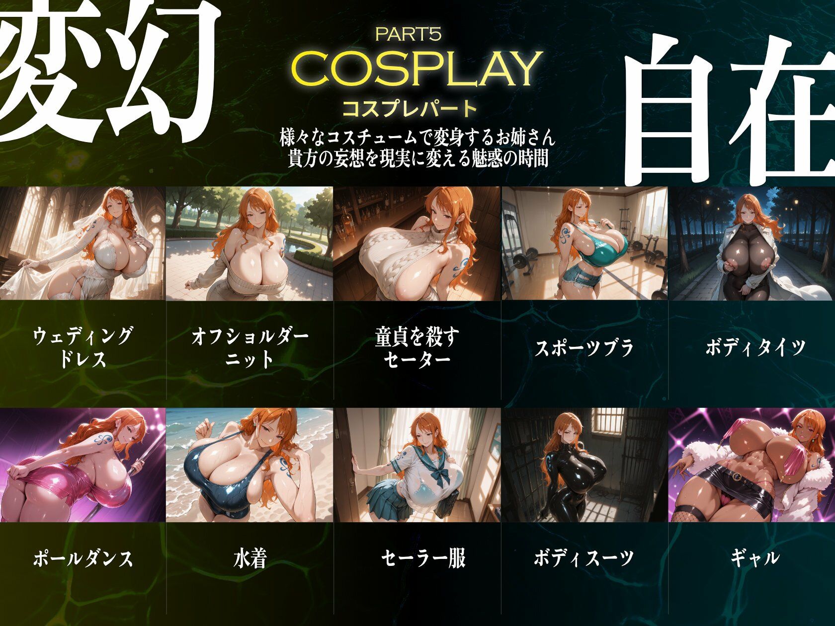 巨乳痴女同人CG集 エーテライト ナ〇編の画像6