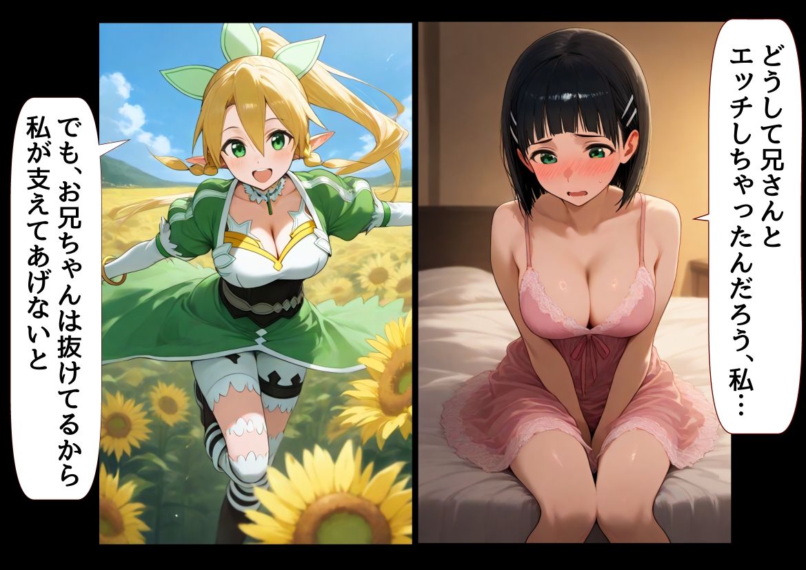 俺は大好きなSA〇直葉のお兄ちゃんになる《セリフ有りCG版》〜《お兄ちゃんに転生》〜の画像7
