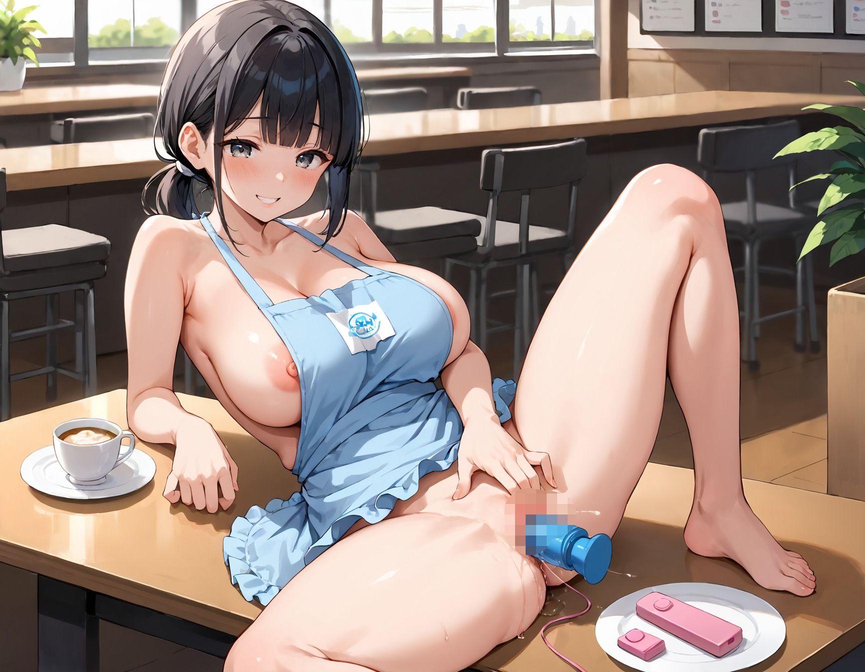 淫育学園〜行きつけのカフェで働いている女子校生とこっそりハメまくり！のサンプル画像 6