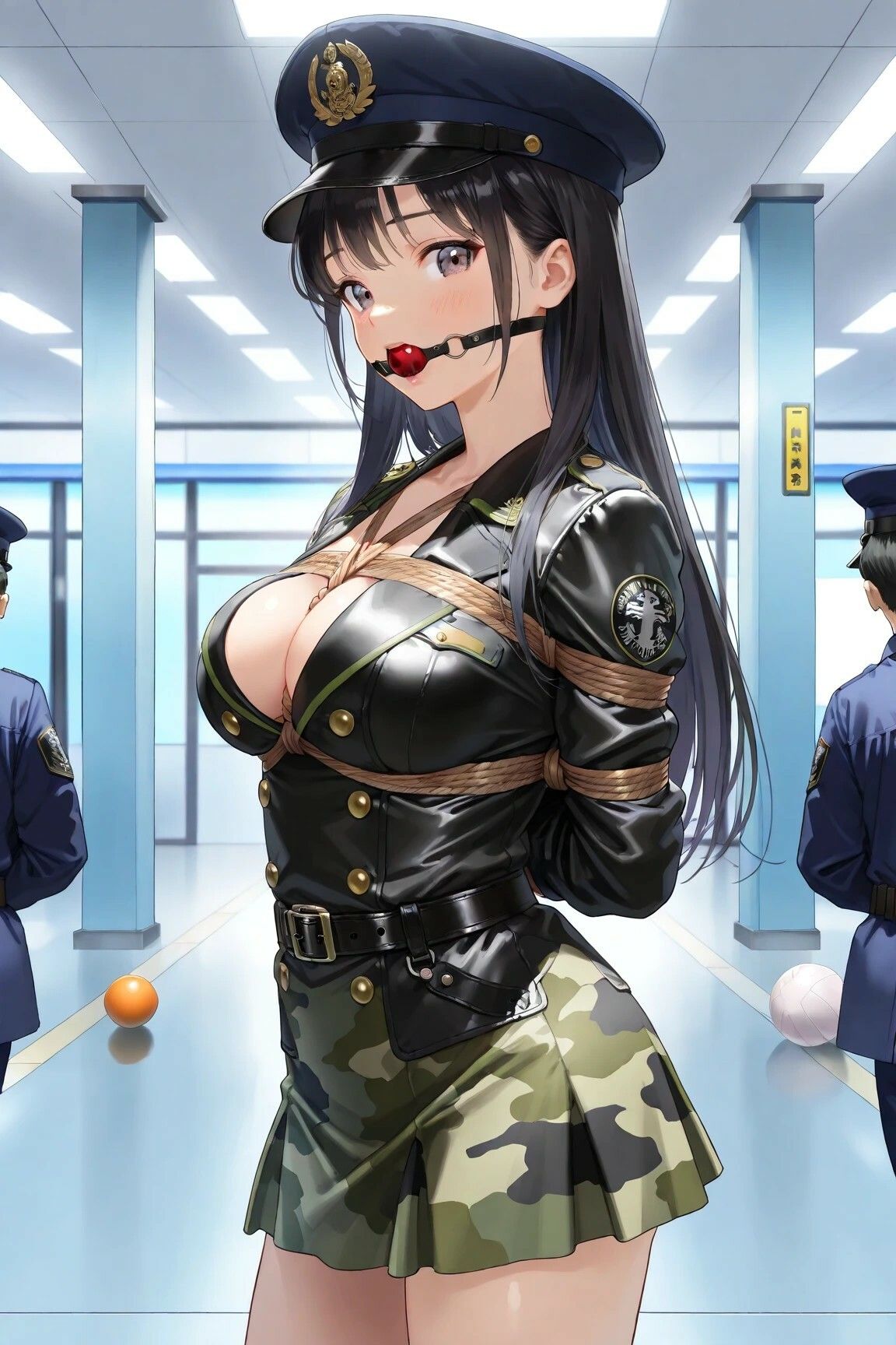 【女兵士緊縛陵●】戦場の女神、捕虜調教と裏切りのW地獄のサンプル画像 6