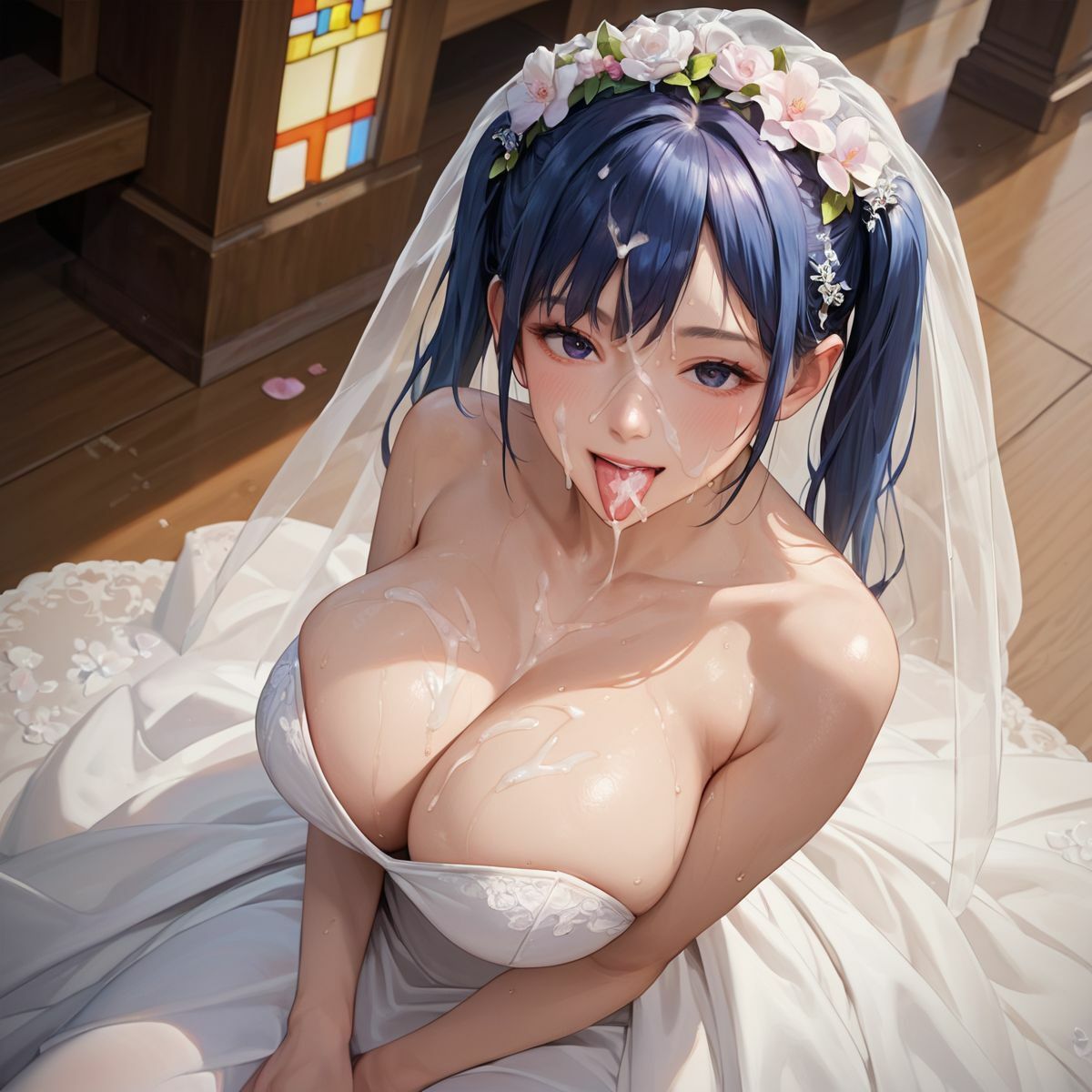 爆乳花嫁 誓いの中出しSEX8 (dcg jp-008)