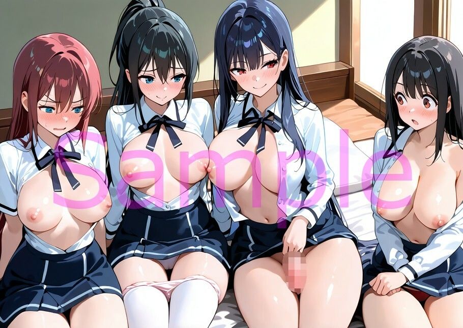 女子校に潜入したふたなりちゃんは生徒たちの視線に興奮が止まらず露◯に目覚めるイラスト集のサンプル画像 6