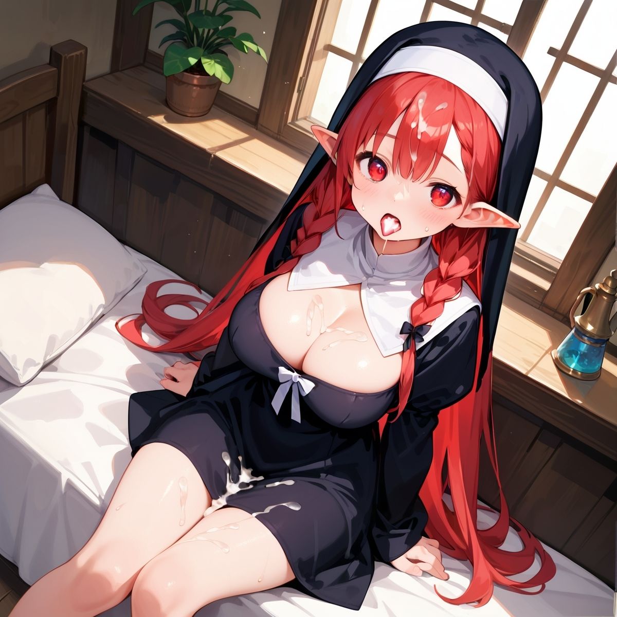 巨乳エルフに大量中出し!〜背徳のシスター編〜 Vol.9のサンプル画像 6