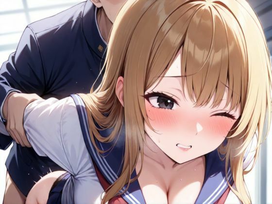 色白金髪巨乳JKは男慣れした性欲全開中出しビッチ美女のサンプル画像 6