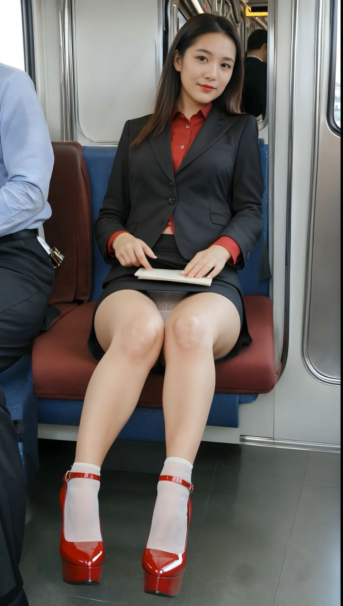 OLの誘惑パンチラ動画のサンプル画像 6