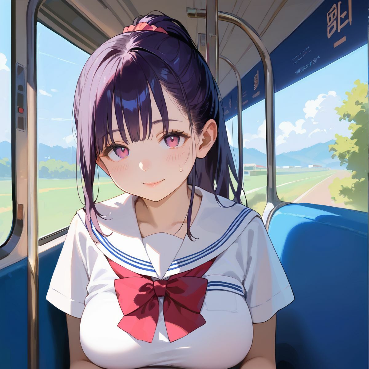 痴●で発情しちゃった巨乳女子校生04 画像7