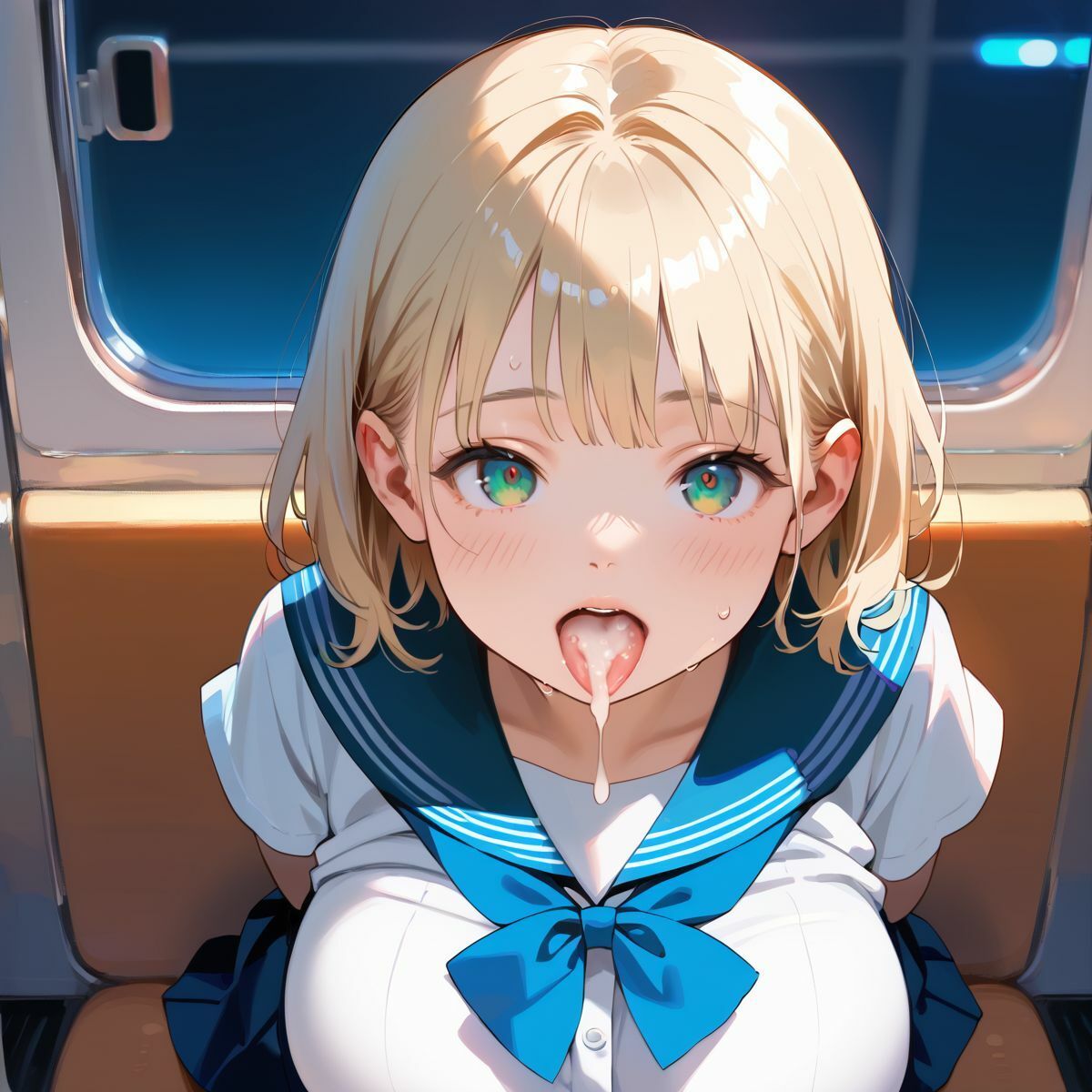 痴●で発情しちゃった巨乳女子校生06 画像7