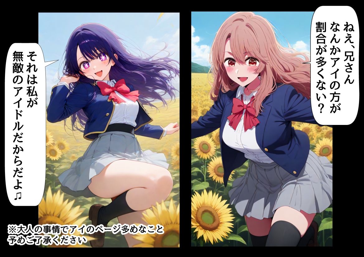 俺は大好きな星●アイ&斉●ミヤコのお兄ちゃんになる《セリフ有りCG版》〜《馬並み巨根お兄ちゃんに転生》〜 画像7