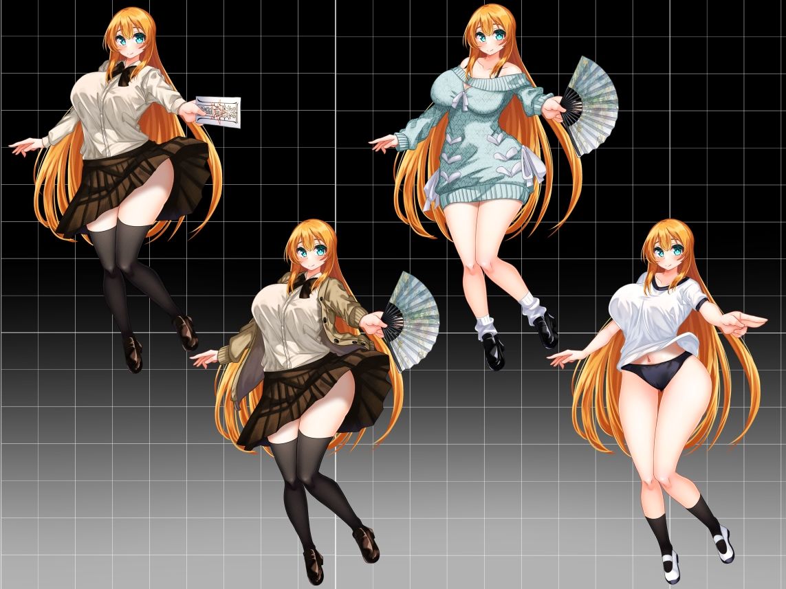 【立ち絵素材】水の巫女のサンプル画像 6